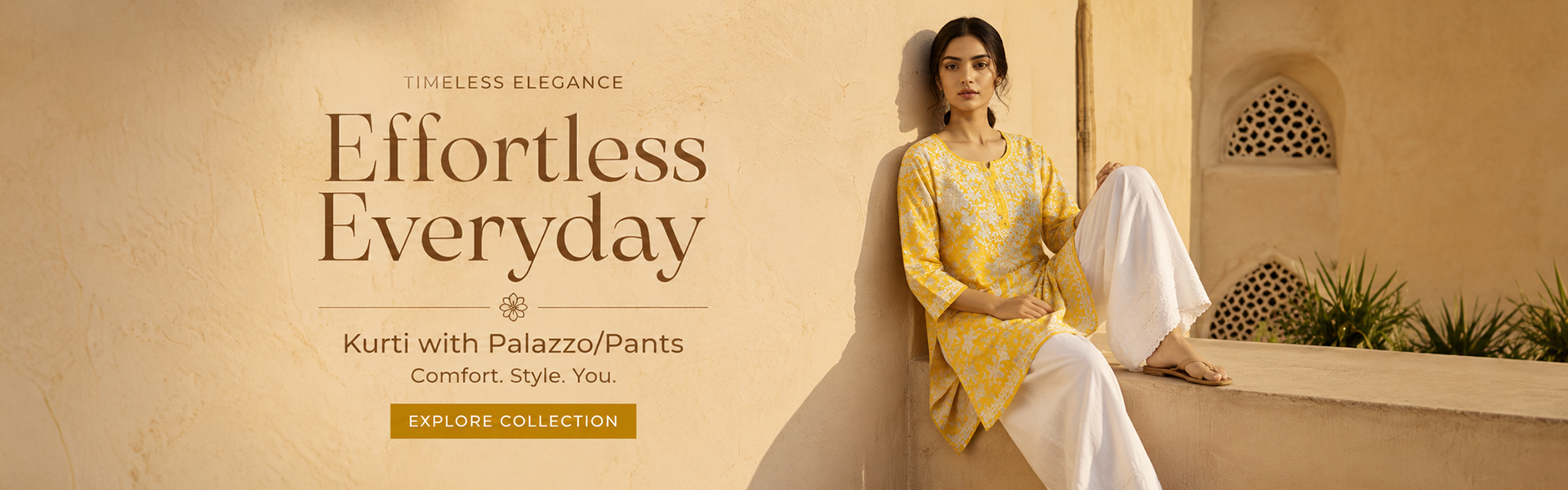 Kurti with Palazzo/Pants